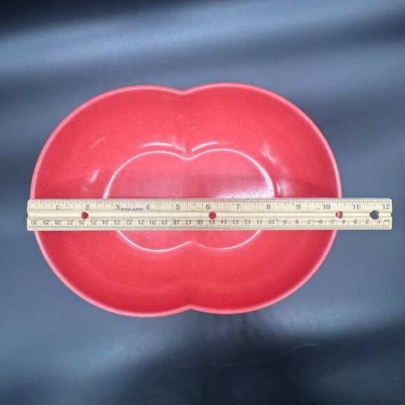 Vintage Butt Bowl Serving Dish Pink Mid Century Brachell USA Melmac Melamine 60s - Picture 8 of 10